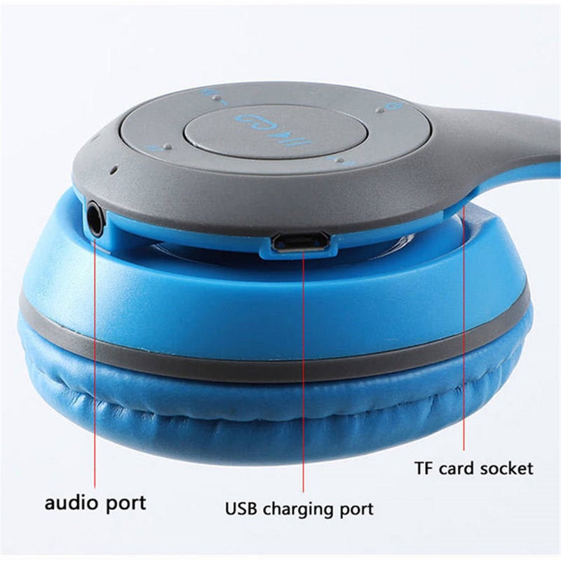 Headphones wireless blue tooth P47 earphone Foldable headset for mobile phone or computer audifonos AUX line TF card - Image 4